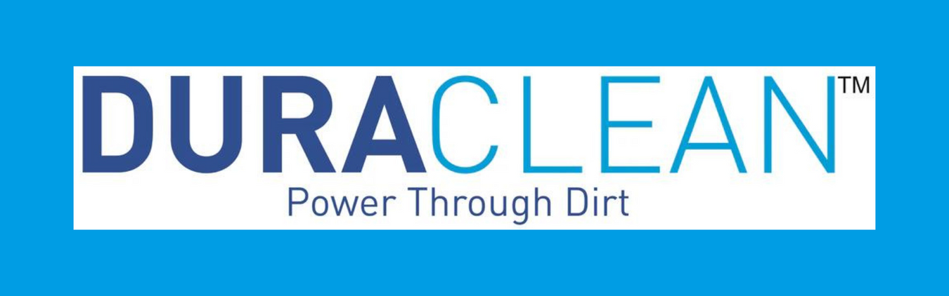 Official DuraClean® logo - Power Through Dirt - representing high-quality cleaning products for residential and commercial use.