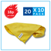 Duraclean_microfibre_cloths_Yellow_SIngle