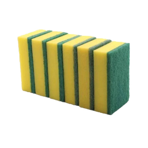 Wholesale 20-pack DuraClean® Large Catering Sponge Scourers, dual-sided and highly absorbent, perfect for heavy-duty cleaning, available at DuraClean®