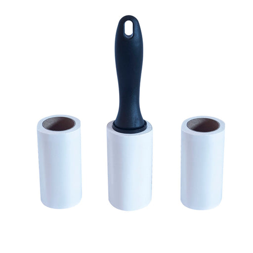 Wholesale 25-pack DuraClean® Lint Roller Handles with 3 rollers each, perfect for removing lint, pet hair, and dust from fabric surfaces, available at DuraClean®