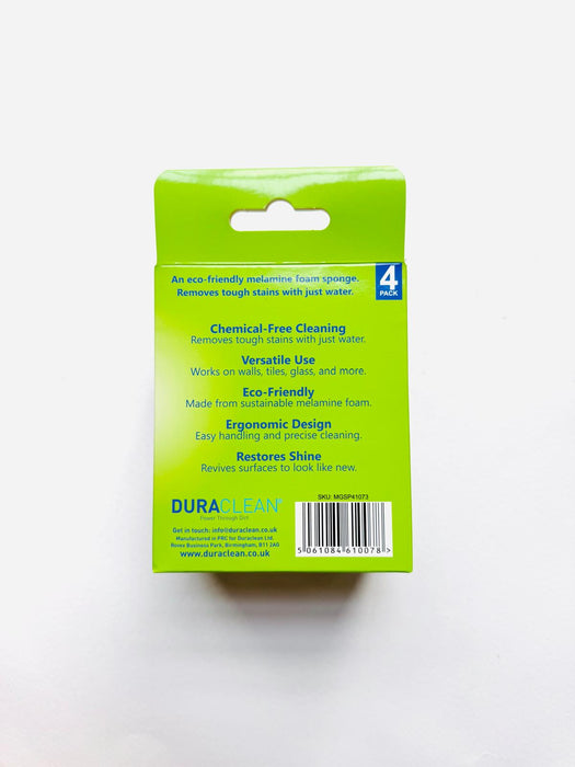 Magic Cleaning Sponges – 4 Pack – Melamine Erasers – Case of 49 – For Walls & Hard Surfaces