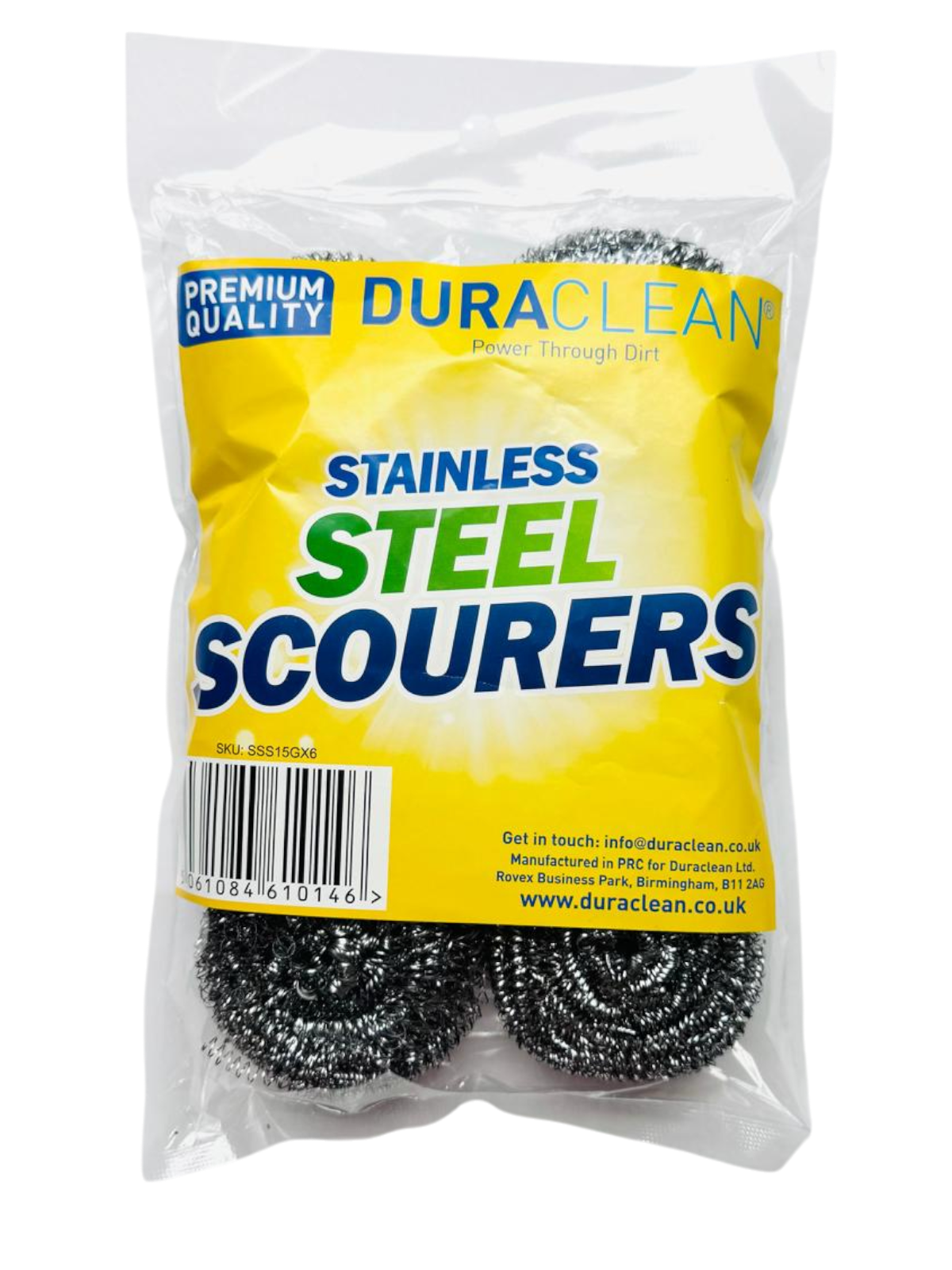 Duraclean Scourers & Stainless Steel Sponges – Heavy-Duty Wholesale Range