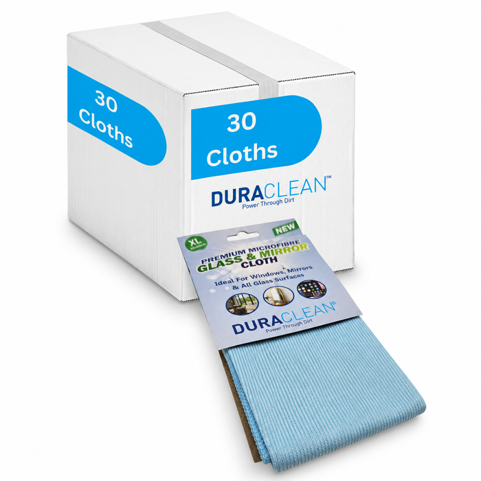 Blue glass polishing cloths, pack of 30