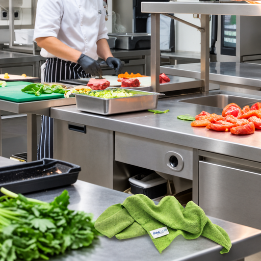 Duraclean green_microfibre_catering