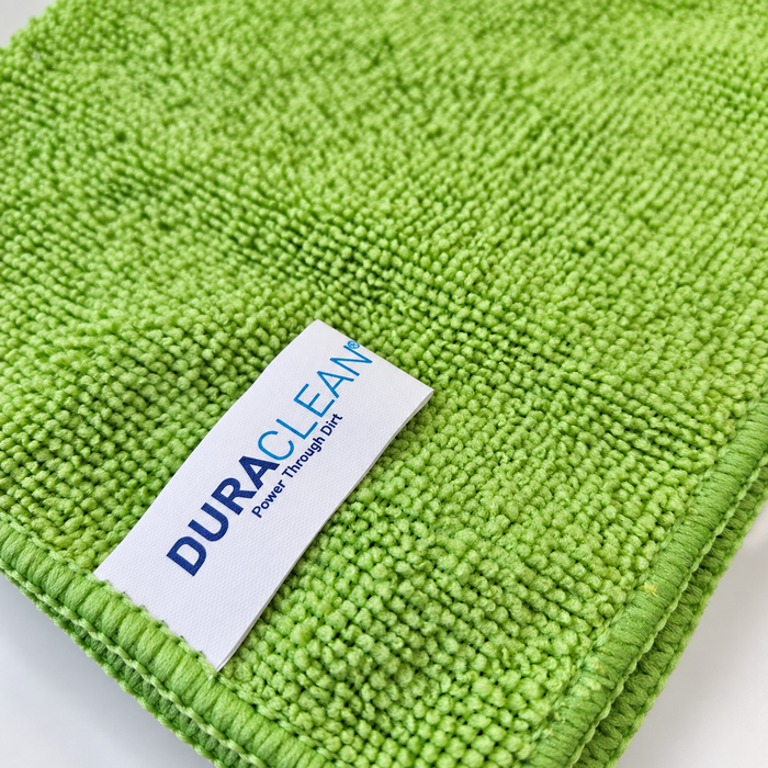Duraclean Green microfibre close up