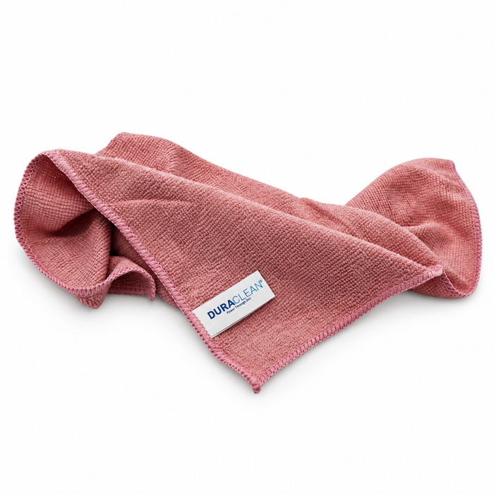 Duraclean Pink Microfibre cloths single