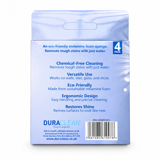 Layered melamine cleaning sponge close-up