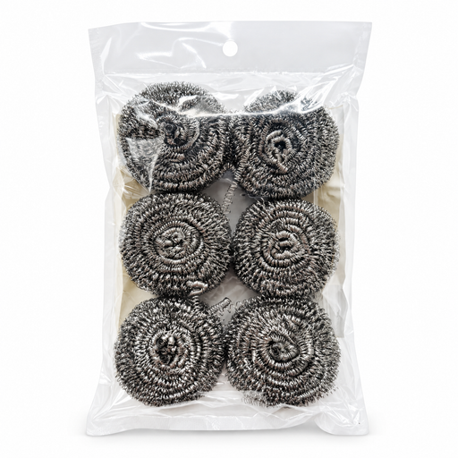 Stainless steel cleaning scourers