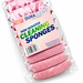 Non-scratch cleaning sponges shown from another angle