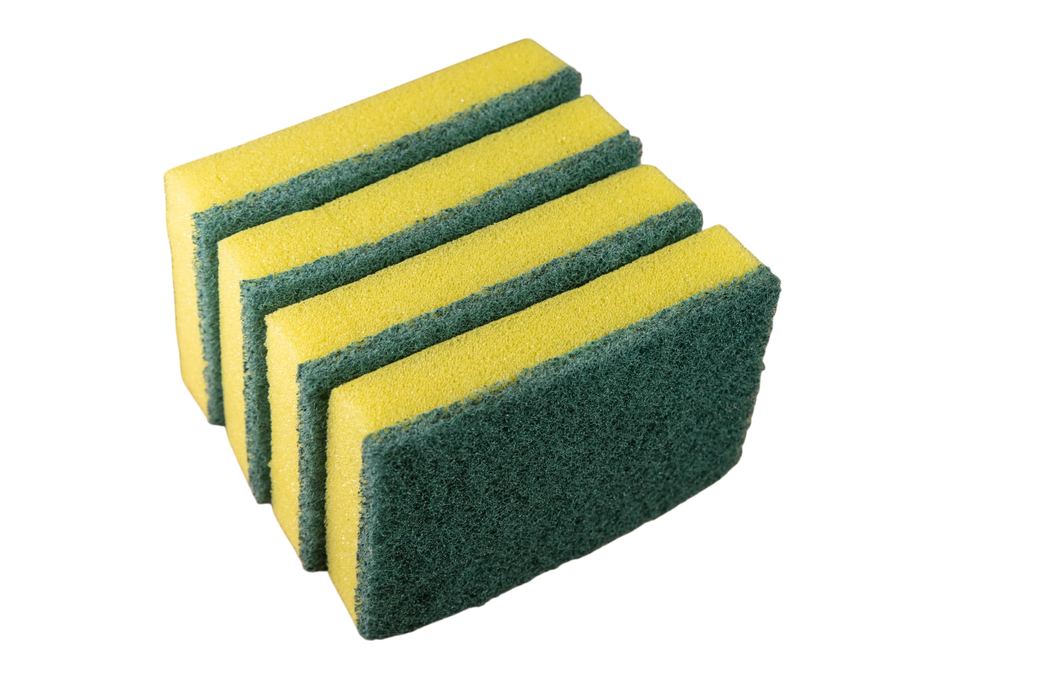 Yellow Kitchen Sponges – Premium 10 Pack – Case of 39 – Non-Scratch for Catering & Hospitality