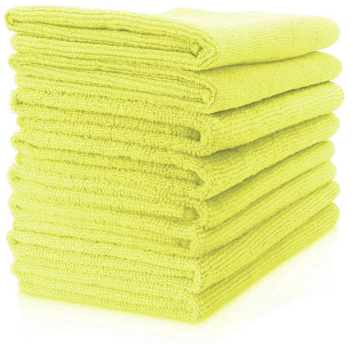 Wholesale 10 x 20 pack (200 units) DuraClean® Contract Microfibre Cloths, available in yellow for hygienic organisation, available at DuraClean®